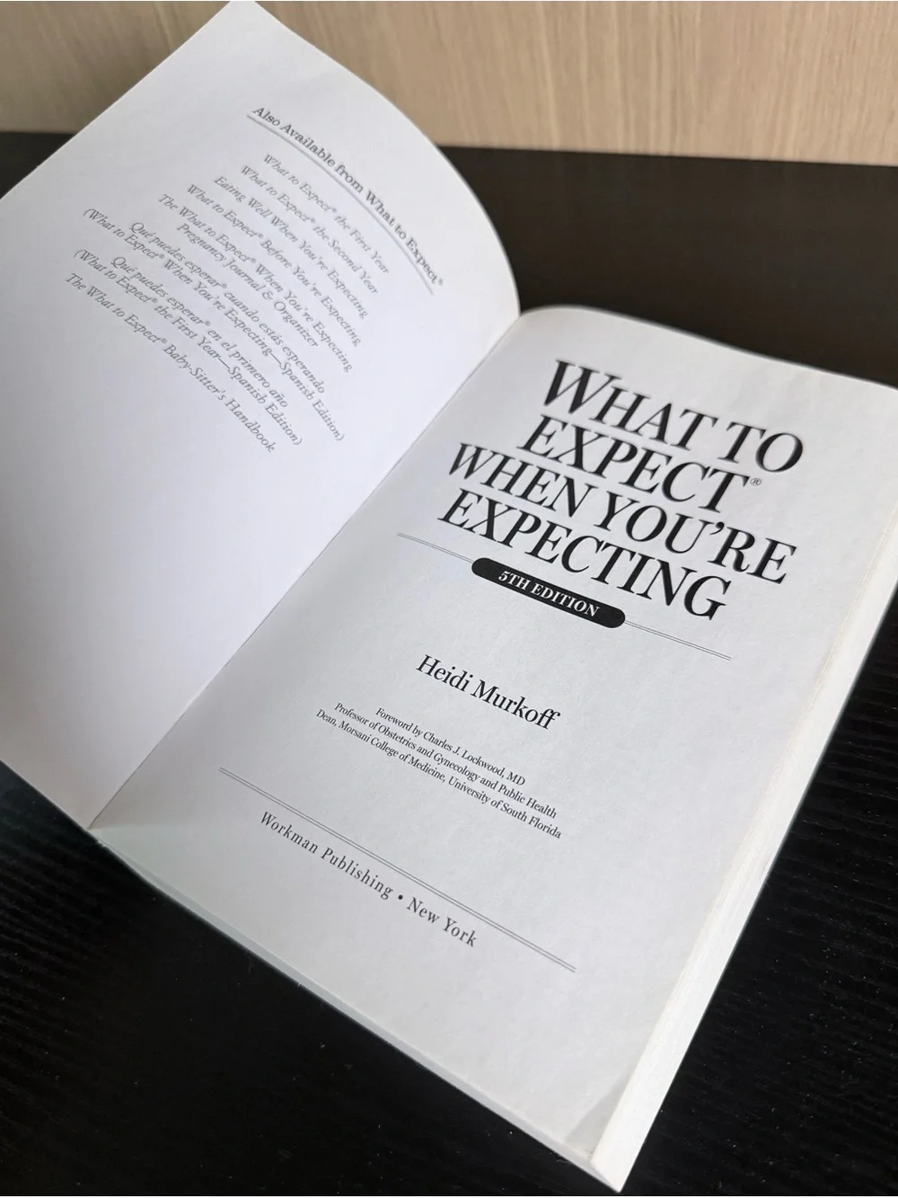 Heidi Murkoff What to Expect When You're Expecting 5th Ed Revised Paperback